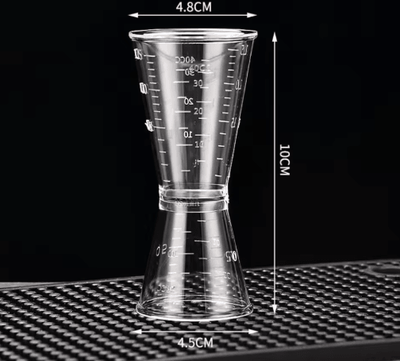 Inspire Picks Stainless Steel Cocktail Jigger Double Sided Measuring Cup For Home Bars & Professional Mixology 20 40cc