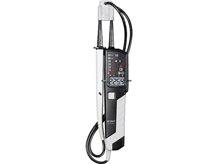 Testeur de tension à 2 pôles VOLTCRAFT VC-55 LCD CAT III 1000 V\, CAT IV 600 V Acoustique\, LCD\, LED