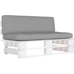 vidaXL, Gartenlounge, Paletten Mittelsofa