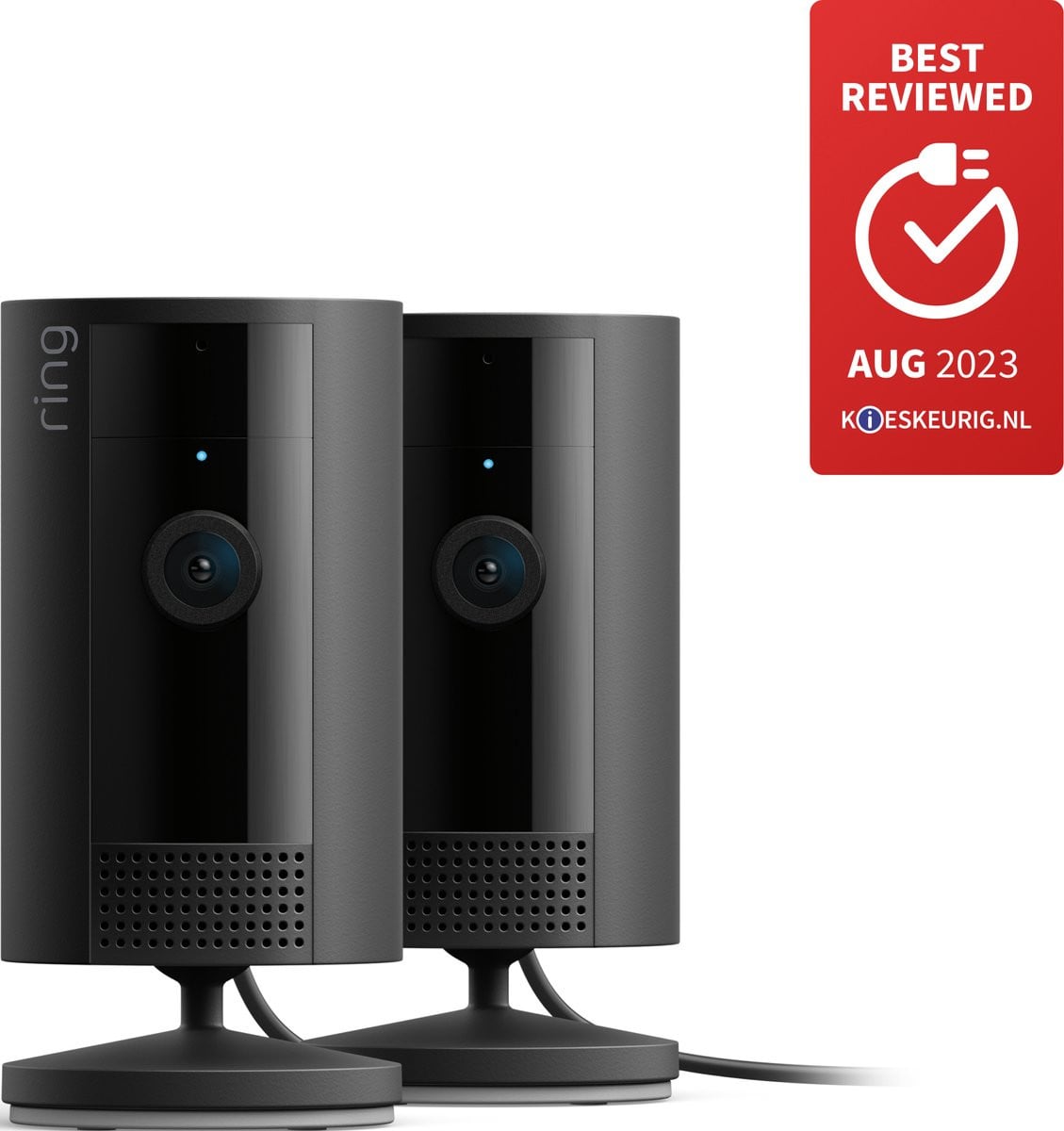 Ring Indoor Camera (2e generatie) - Zwart - 2 stuks
