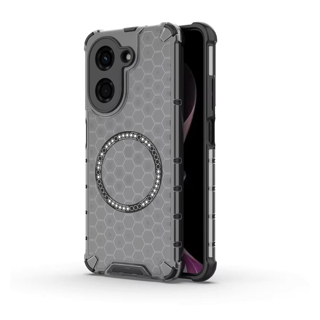 Techsuit - HoneyComb Shield MagSafe - Xiaomi Redmi A5 4G (Regional) - Black (Xiaomi Redmi A5 4G) (58346015)