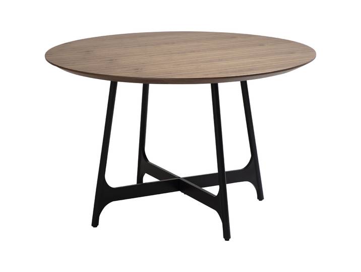 DAN-FORM Tisch Ooid Nussbaum Braun B 120 T 120 cm - Tisch