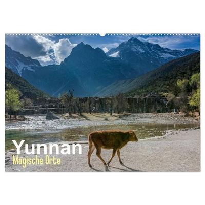Yunnan - Magische Orte (Wandkalender 2027 DIN A2 quer), CALVENDO Monatskalender