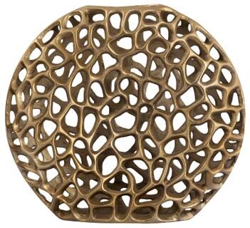 Atlas Lighting and Home Atlas Reef Coral Patterned Brass Finish