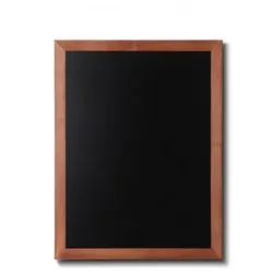 Gastrotafel Holz teak, 60x80, Tafel Kreidetafel für Gastro Gastronomie Restaurant Bistro Cafe, Holz flach teak