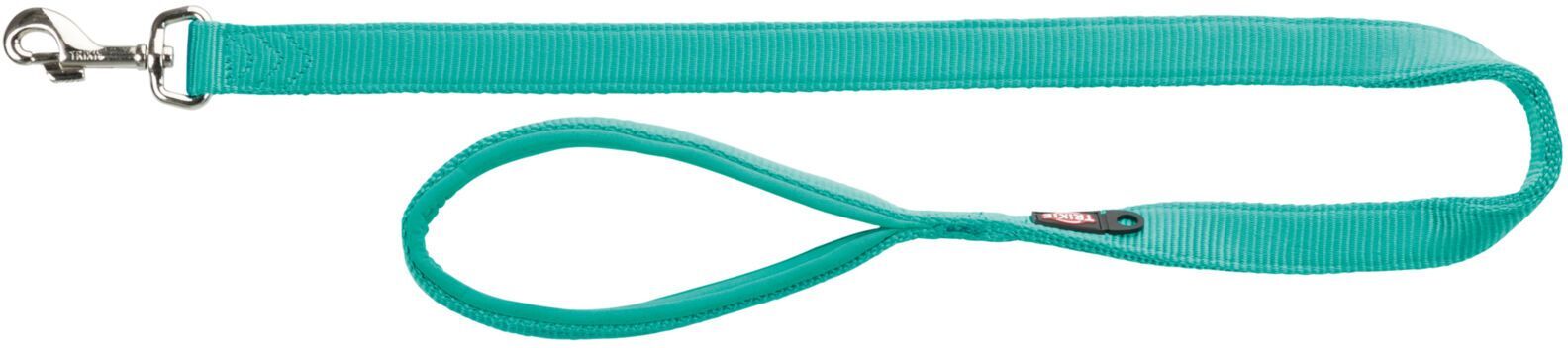 TRIXIE Premium Leine, extra lang, M–L: 1,80 m / 20 mm, ozean
