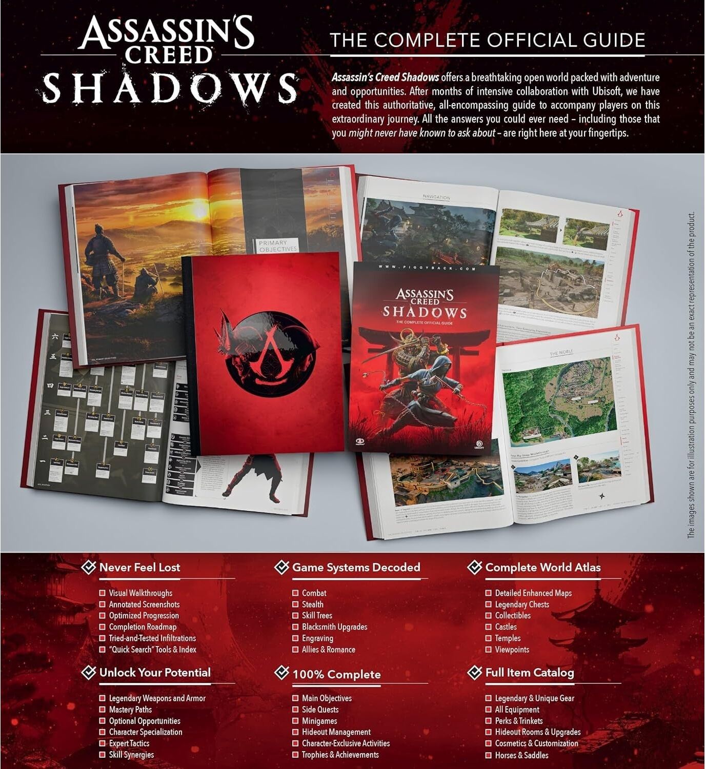 Assassin's Creed Shadows Standard Guide Book by PIGGYBACK INTERACTIVE LTD - Official Guide for Standard Edition