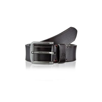 Ledergürtel LERROS "Ledergürtel *James*", Herren, Gr. 90, schwarz, Leder, Gürtel Ledergürtel