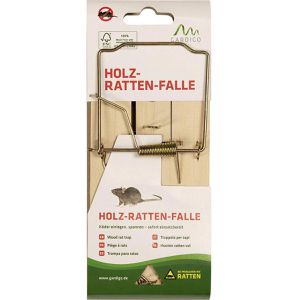 Gardigo Rattenfalle 62324, Schlagfalle aus Holz