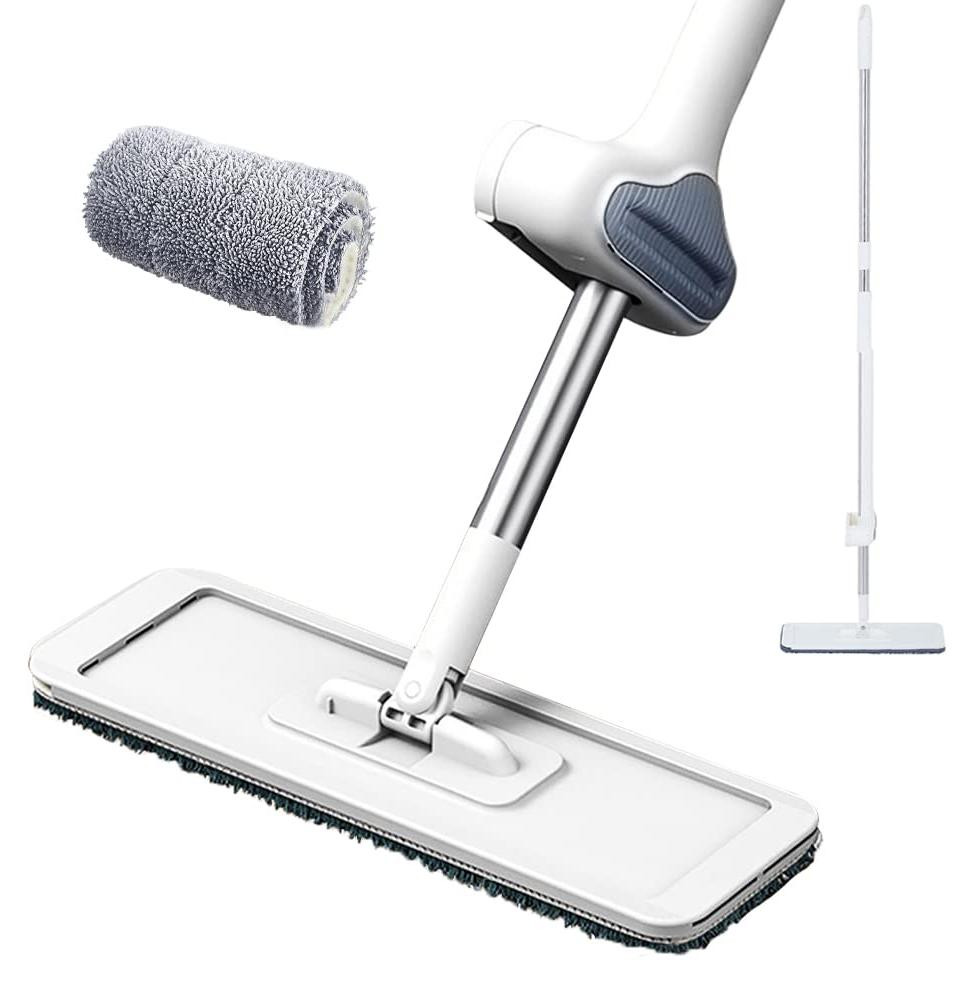 Dripio Vloerwisser met uitknijpsysteem voor nat en droog gebruik inclusief 5 microvezeldoeken