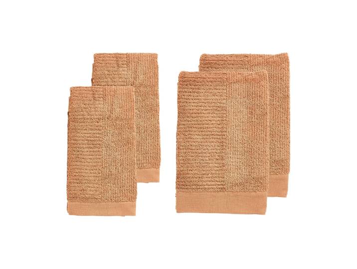 Zone Denmark Classic handdoekset 4 delen Mandarine
