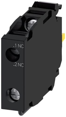 Siemens 3SU1400-1AA10-1HA0 Module met 1 Contactelement, 1NC, Monitoring Contact, Schroefterminal, Wit