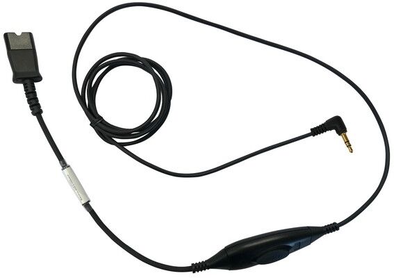 Cleyver Alcatel Cordon QD jack 3,5 mm   Accessoires Câble jack 3,5 mm / QD pour Alcatel série 8/9