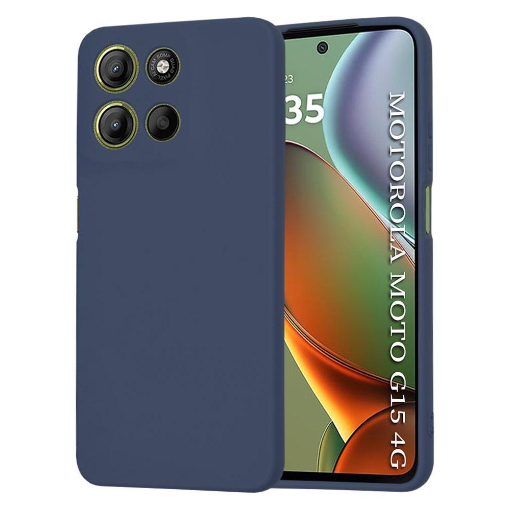 Techsuit - SoftFlex - Motorola Moto G15 / G15 Power - Navy Blue (Motorola Moto G15) (61053251)