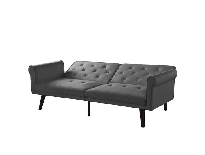 Redom Schlafsofa 2-Sitzer mit verstellbaren Rückenlehnen und 2-in-1-Funktion, Grau, 172x70x89 cm, Babymöbel & Kindermöbel, Kinderzimmer & Jugendzimmer, Schlafsofas