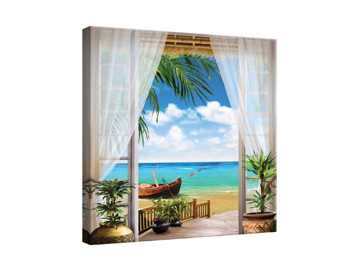 Wandbild 65x65 Beach View