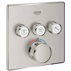 GROHE Grohtherm SmartControl Dusch- und Badewannenarmaturen Supersteel 29126DC0