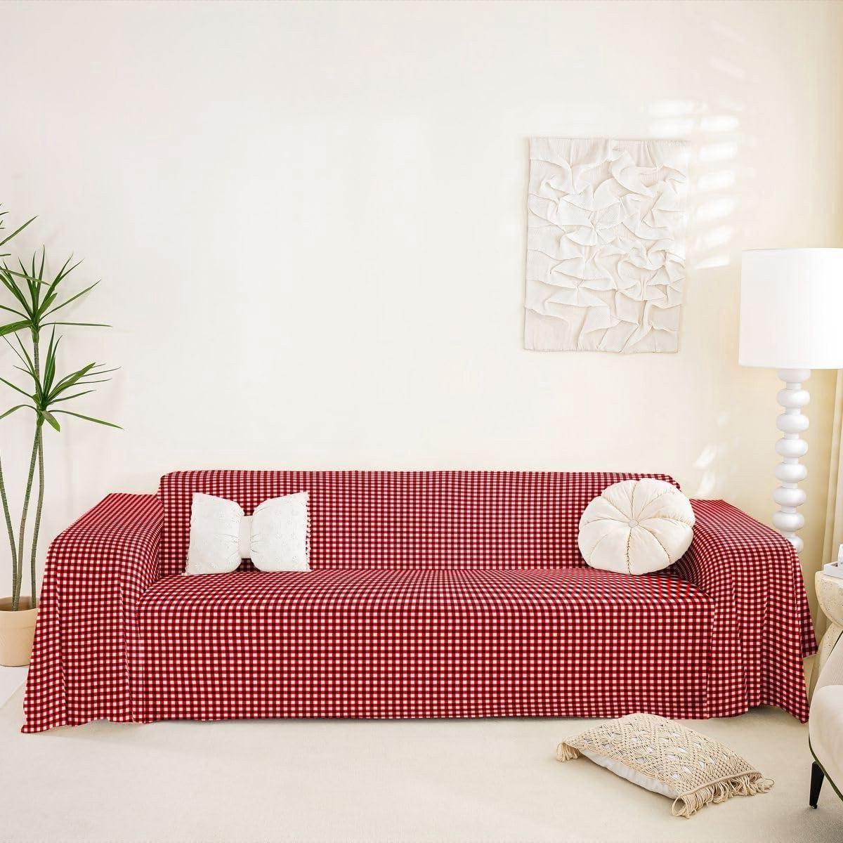 Sloof Bankhoes voor L-vormige hoekbanken - Antislip en huisdiervriendelijke sofa protector - 231 x 340 cm