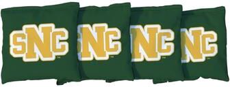 Skip's Garage St. Norbert Green Knights Green Cornhole Bags