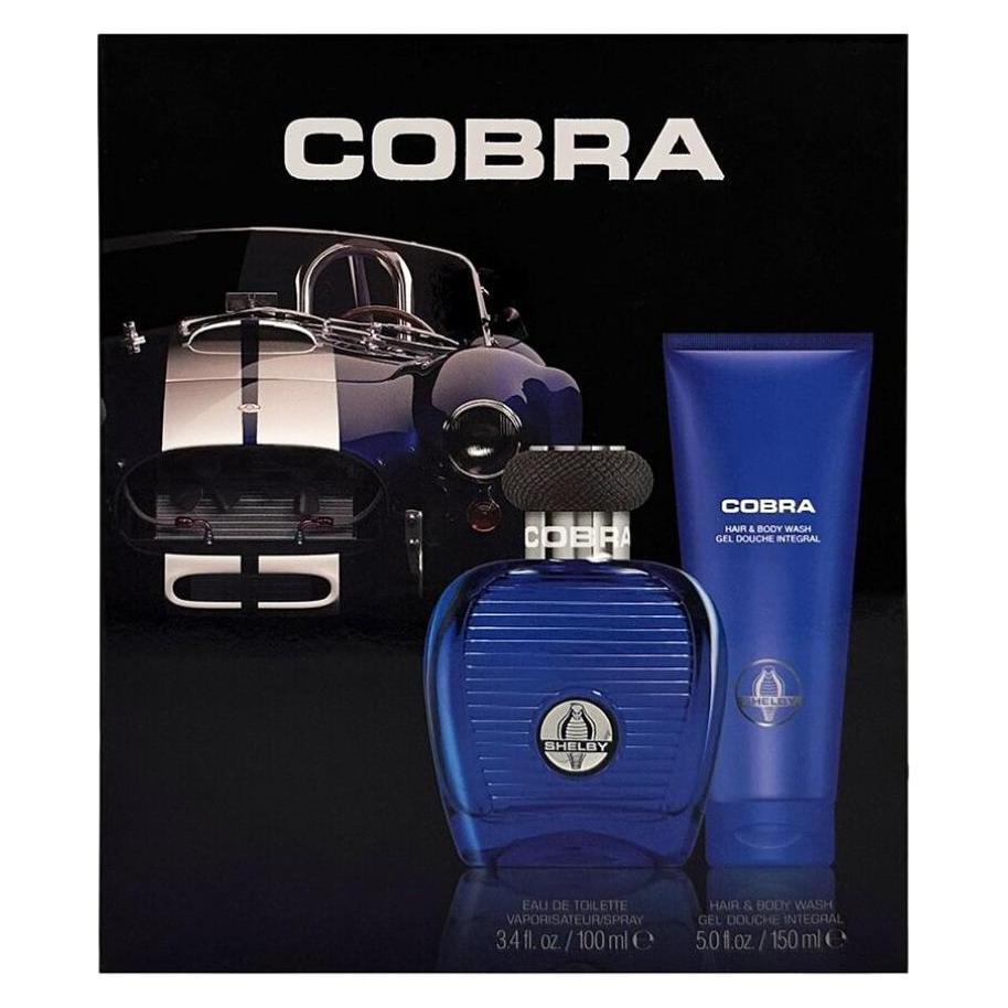 Carroll Shelby Blue Cobra Gift Set 100ml EDT + 150ml Hair & Body Wash (Parfum Set) (64800653)