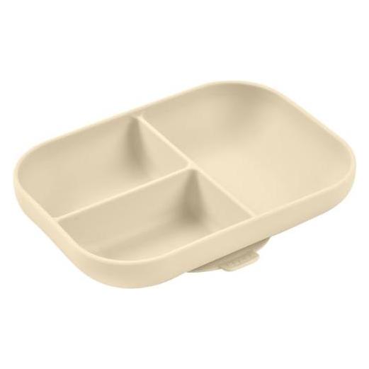 Beaba Unterteilter Silikonteller beige (BA913614)