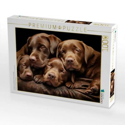 CALVENDO Puzzle Ein Motiv aus dem Kalender 'Wenn sie schlafen' | 1000 Teile Lege-Größe 64x48cm Foto-Puzzle für glückliche Stunden
