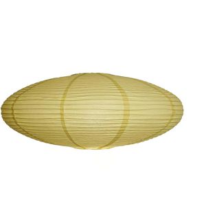 Nordlux Lampenschirm Villo, oval, gelb, Ø 60 cm, aus Papier