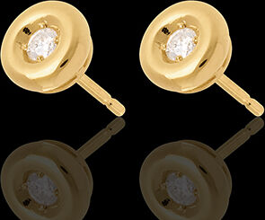 Edenly Ohrstecker Kelch in Gelbgold