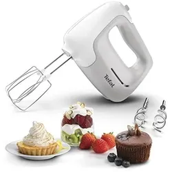 Tefal Prep Mix HT450, Handmixer, Weiss, Grau