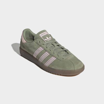 Sneaker ADIDAS ORIGINALS "ADIDAS BRMD", Damen, Gr. 38,5, tent grün, clear pink, gum5, Leder, Schuhe Sneaker