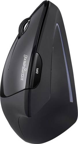 Perixx Perimice-713L Ergonomische Maus USB Optisch Schwarz 5 Tasten 2000 dpi Ergonomisch