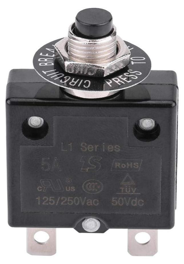 Yosoo Health Gear Thermische zekeringautomaten 30 Ampère 125-250V AC 50V DC