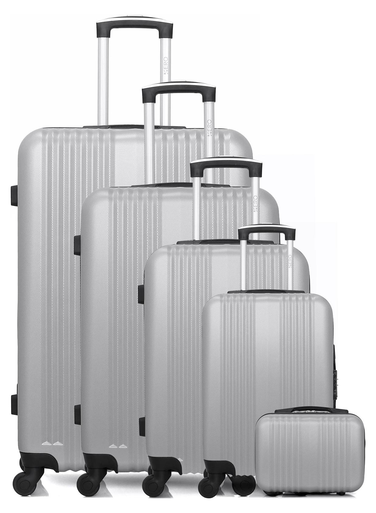 HERO - 5er-Set LIPARI-U-Koffer, 75 cm, 4 Rollen