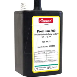 NISSEN 155051 - Blockbatterie Nissen PREMIUM 800, 6 V, 9 Ah