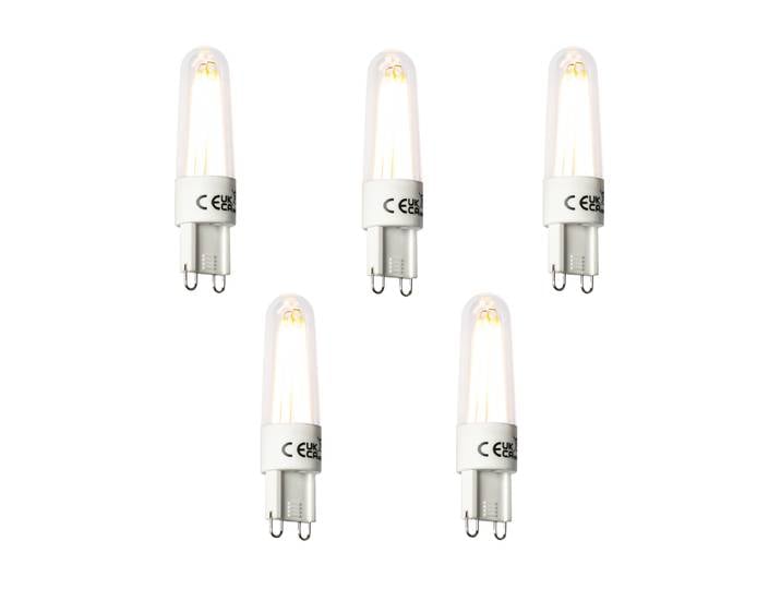 Lot de 5 Lampe à incandescence LED G9 2.5W 240lm 2300K