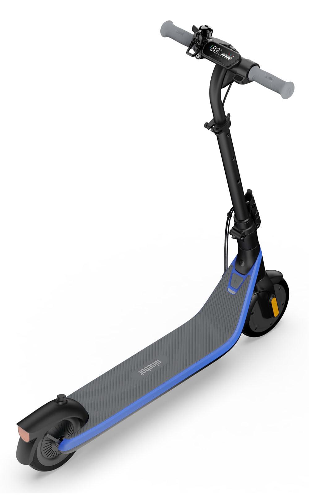 Ninebot by Segway eKickScooter C2 PRO, Klassischer Roller, Schwarz, Blau, 16 km/h, 50 kg, Unisex, 6 Jahr(e)