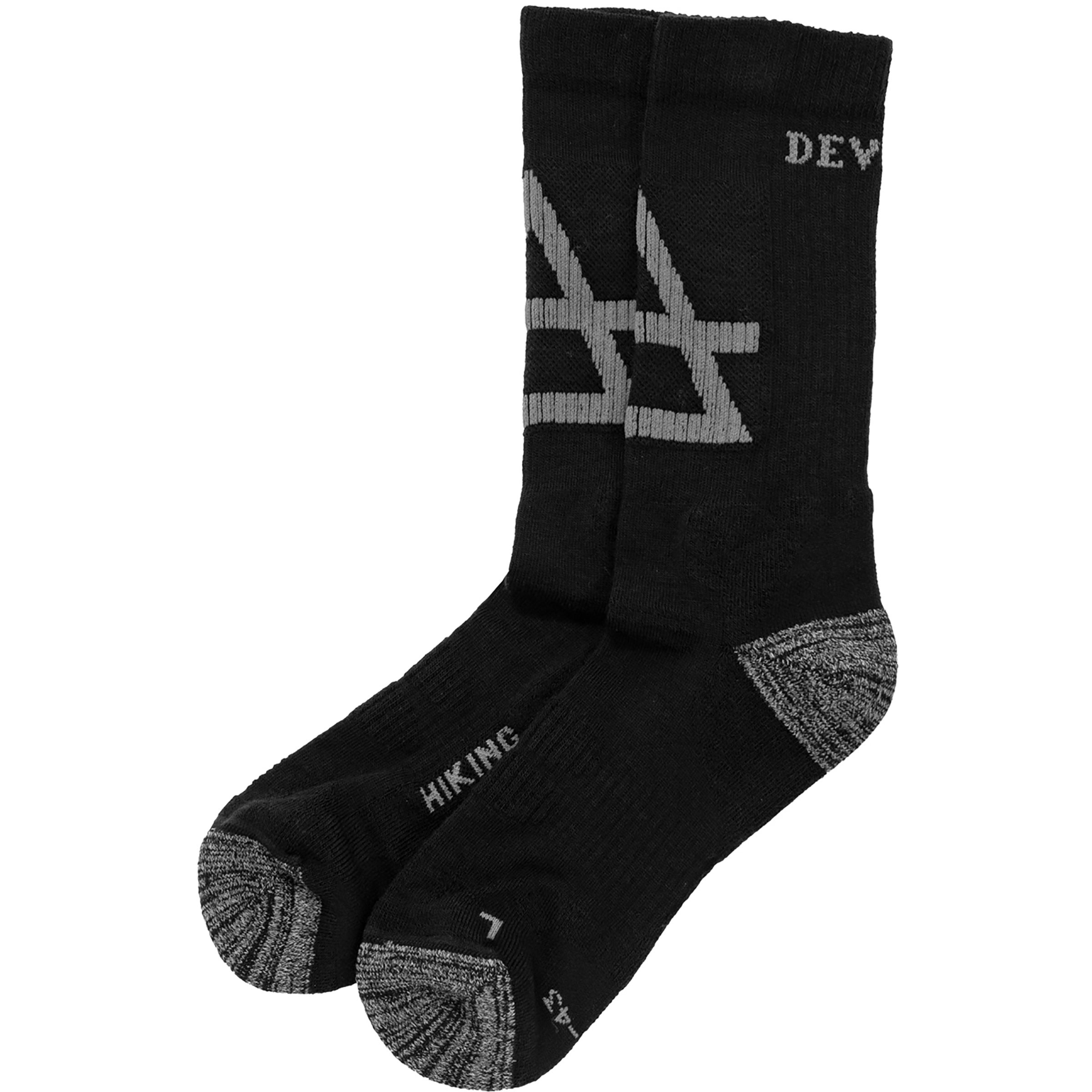 Devold Hiking Merino Medium Wandersocken schwarz Größe 44 Trekking Elastisch Merinowolle