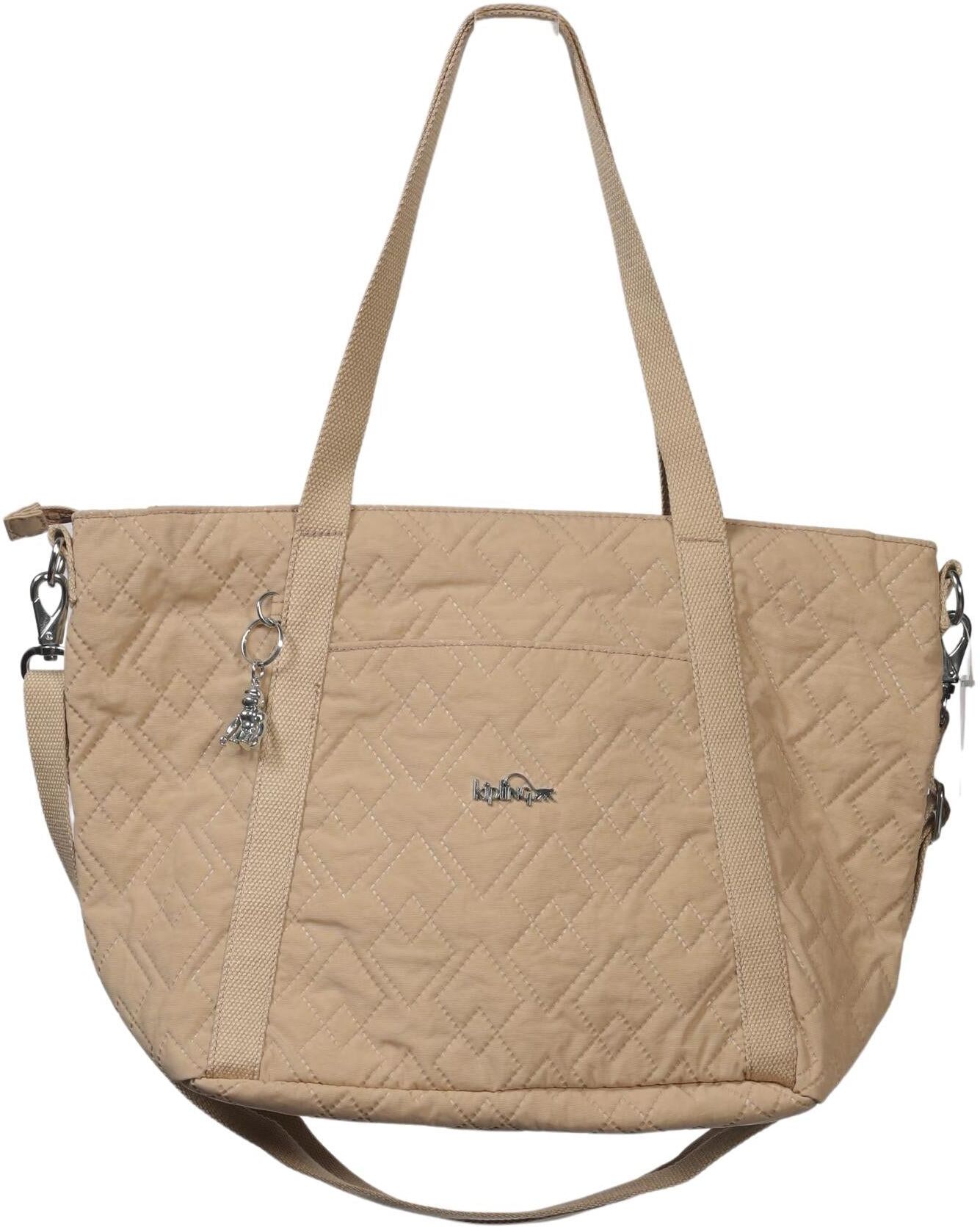 Kipling Damen Handtasche gross, Beige, Synthetik - Second Hand