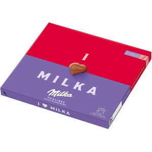Milka Milka Pralinen I Love  , 20 Stück, Haselnusscreme, 110 g