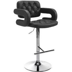 CLP Barhocker Dublin C   Farbe: schwarz, Gestell Farbe: chrom
