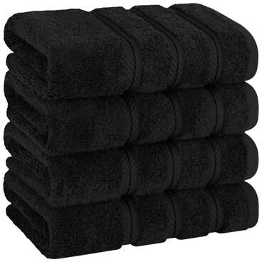 American Soft Linen 4-Piece Turkish Hand Towel Set