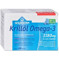 GESUNDFORM Krillöl Omega-3 120 St