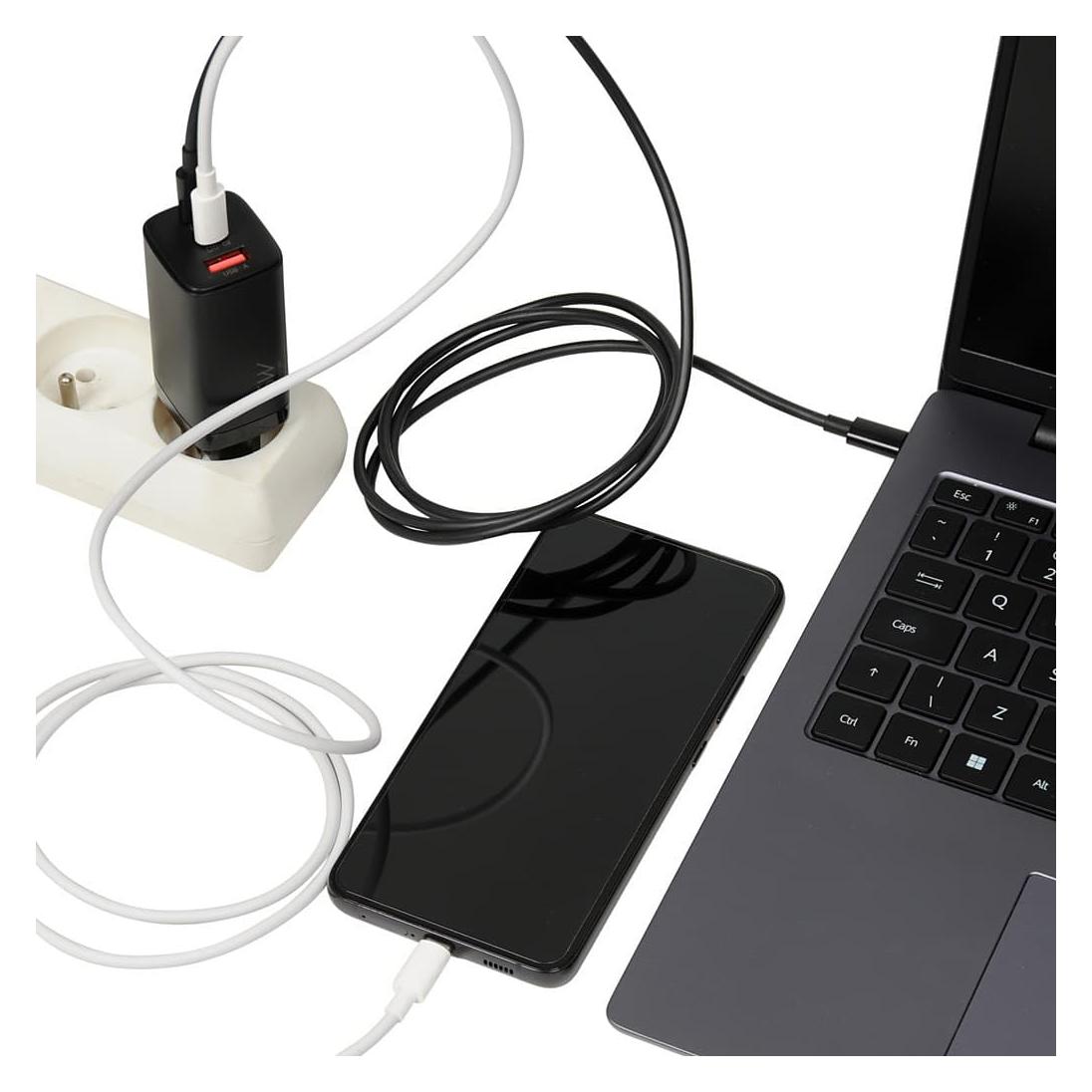iBox C-65 PD65W UNIVERSAL CHARGER GaN US (65 W, 3 Ports) (ILUC65B)