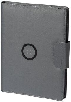 Porte-documents multifonction personnalisable Harbur PET recyclé gris