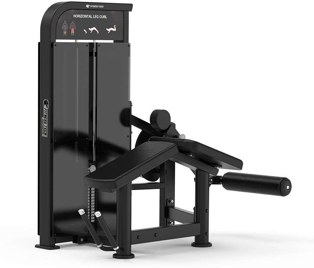 Fitness Tech Máquina femoral tumbado Compact Series . Negro