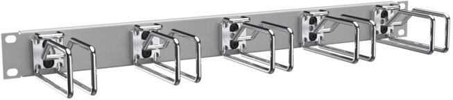 enoc Panneau de manœuvre transversale CPM 01-RAL 7035 1 U gris/chrome (54633)