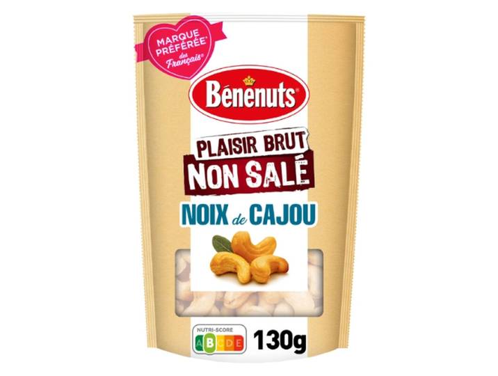 BENENUTS noix cajou sans sel 130g