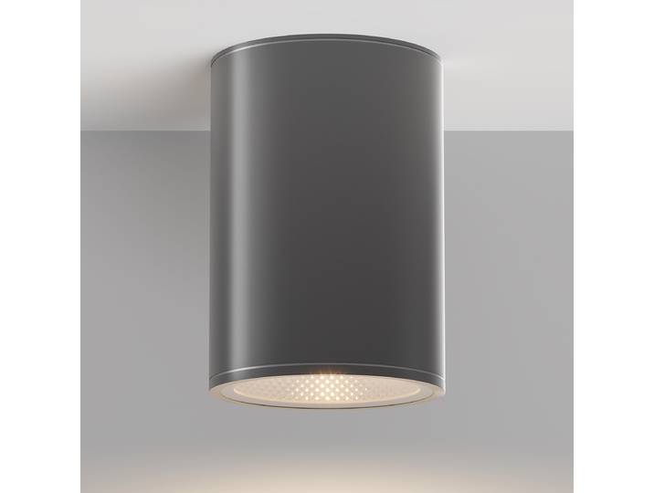 Plafonnier LED Bar 16cm Gris