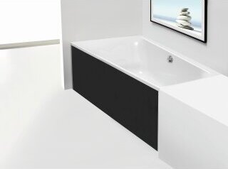 Hoesch 49441.552 Zub. Glasverkleidung schwarz Nische