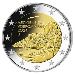 2 Euro Gedenkmünze Mecklenburg-Vorpommern 2024